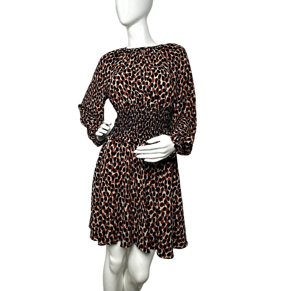 Kate Spade Dotty Leopard Spin Mainline Dress Size L